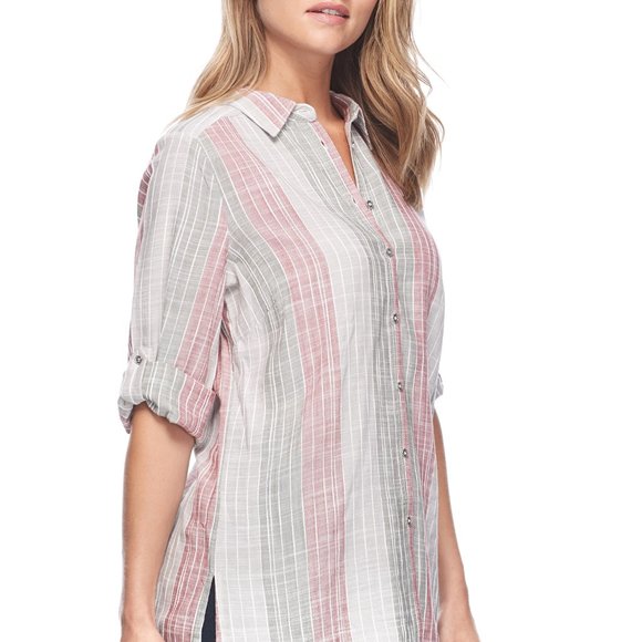 FRINGED BOTTOM HEM BLOUSE - Picture 2 of 2